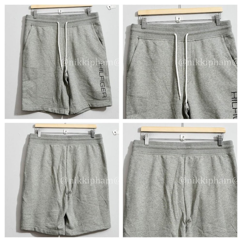 Tommy Hilfiger Fleece Men Veritcal short  in gray